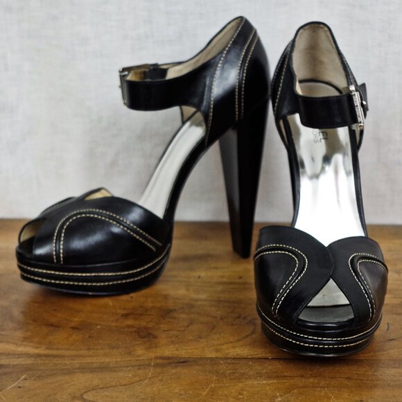 MICHAEL Michael Kors Shoes - Michael; Michael Kors Platform High Open Toed Heels Size 9.5M